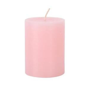 Provence Rustikální svíčka 10cm růžová obraz
