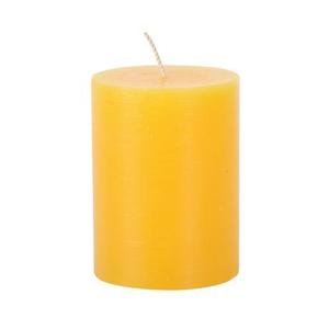 Provence Rustikální svíčka 10cm žlutá obraz