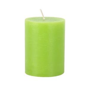 Provence Rustikální svíčka 10cm zelená obraz