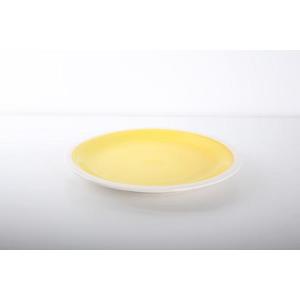 TORO Keramický jídelní talíř 26cm, žlutý obraz