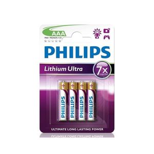 Baterie Philips Ultra AAA 4ks obraz