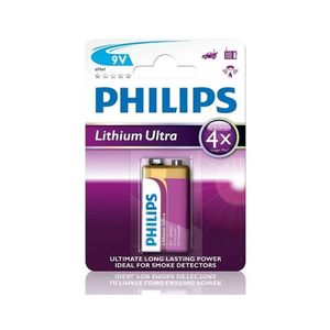 Baterie Philips Lithium Ultra 9V 600mAh 1ks obraz