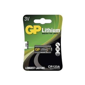 Lithiová baterie CR123A GP LITHIUM 3V/1400 mAh obraz