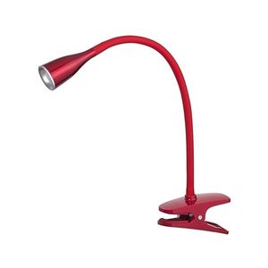 Rabalux Rabalux 4198 - LED Stolní lampa s klipem JEFF 1xLED/4, 5W/230V červená obraz