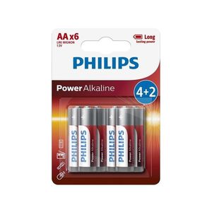 Baterie Philips Power Alkaline AAA 6ks - blistr obraz