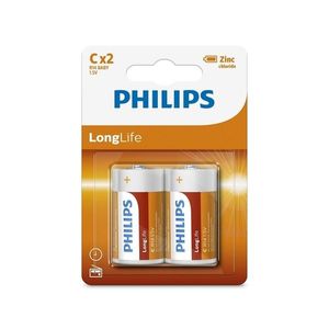 Baterie Philips LongLife C 2ks obraz