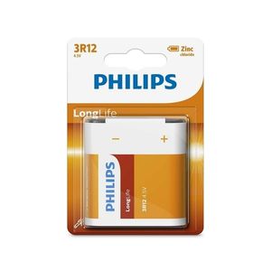 Philips Philips 3R12L1B/10 - Zinkochloridová baterie 3R12 LONGLIFE 4, 5V 950mAh obraz