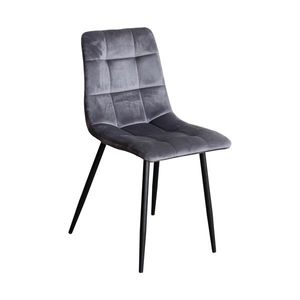 Jídelní židle BERGEN šedý samet obraz
