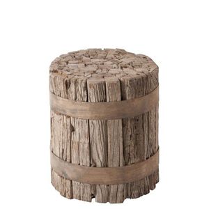 Stolička ze dřevěných špalíků Annelies - Ø 40*45cm 68897 obraz