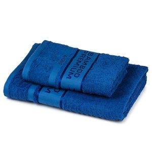 4Home Sada Bamboo Premium osuška a ručník modrá, 70 x 140 cm, 50 x 100 cm obraz