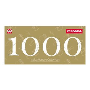 Tescoma dárkový poukaz 1000 Kč obraz
