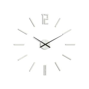 ModernClock 3D nalepovací hodiny Carlo bílé obraz