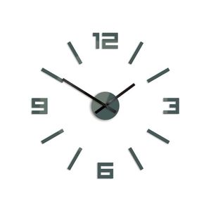 ModernClock 3D nalepovací hodiny Reden šedé obraz