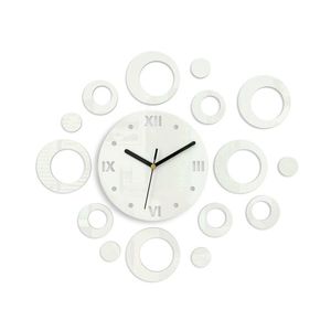 ModernClock 3D nalepovací hodiny Ring bílé obraz