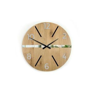 ModernClock Nástěnné hodiny Akselo hnědé obraz