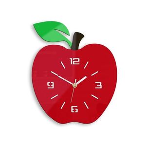 ModernClock Nástěnné hodiny Apple červené obraz