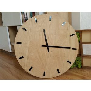 ModernClock Nástěnné hodiny Black Oak hnědé obraz