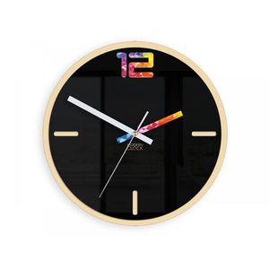 ModernClock Nástěnné hodiny Etno černé obraz