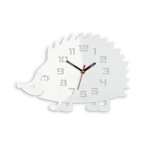 ModernClock Nástěnné hodiny Ježek bílé obraz