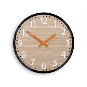 ModernClock Nástěnné hodiny Karina hnědé obraz
