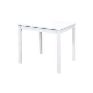 Jídelní stůl 8842B bílý lak obraz