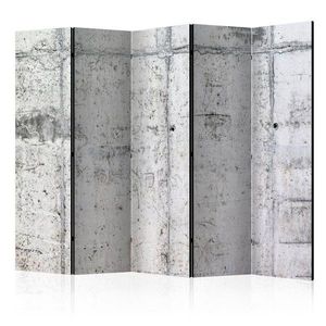 Paraván Concrete Wall Dekorhome 225x172 cm (5-dílný) obraz