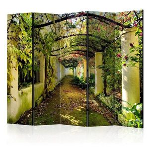 Paraván Romantic Garden Dekorhome 225x172 cm (5-dílný) obraz