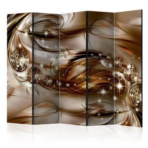 Paraván Chocolate Tide Dekorhome 225x172 cm (5-dílný) obraz