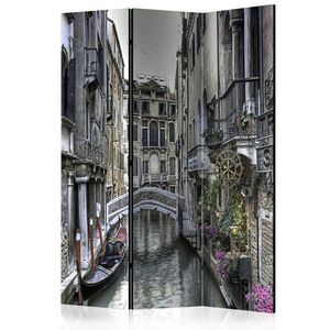 Paraván Romantic Venice Dekorhome 135x172 cm (3-dílný) obraz