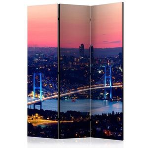Paraván Bosphorus Bridge Dekorhome 135x172 cm (3-dílný) obraz
