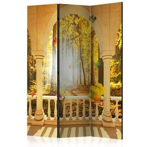 Paraván Dream About Autumnal Forest Dekorhome 135x172 cm (3-dílný) obraz