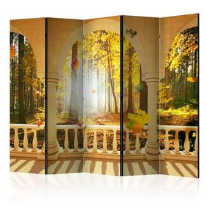 Paraván Dream About Autumnal Forest Dekorhome 225x172 cm (5-dílný) obraz