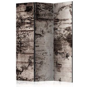 Paraván Burnt Wood Dekorhome 135x172 cm (3-dílný) obraz