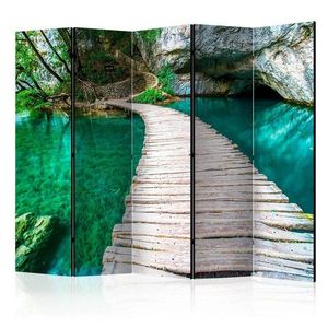 Paraván Plitvice Lakes National Park Croatia Dekorhome 225x172 cm (5-dílný) obraz