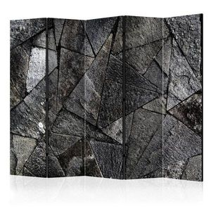 Paraván Pavement Tiles (Grey) Dekorhome 225x172 cm (5-dílný) obraz