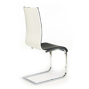 Jídelní židle K104 Halmar Černá / bílá obraz