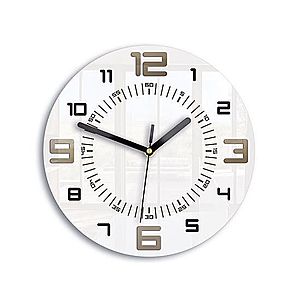 ModernClock Nástěnné hodiny Armando bílé obraz