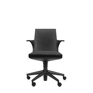 Kartell Spoon Chair černá-černá obraz