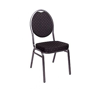 Chairy HERMAN 1145 Kongresová židle kovová - černá obraz