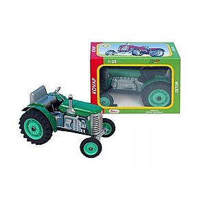 Kovap Traktor Zetor zelený na klíček kov 14cm obraz