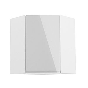 Horní rohová skříňka AURORA G60N Tempo Kondela Bílá obraz
