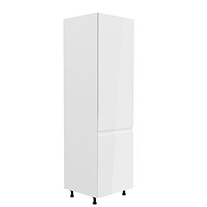 Skříňka na lednici AURORA D60ZL - pravá Tempo Kondela Bílá obraz