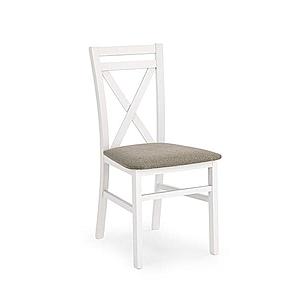 Dřevěná židle DARIUSZ Halmar bílá obraz