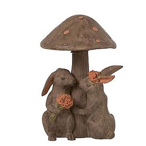 Zamilovaní králíci pod houbou - 16*22.5cm 90553 obraz