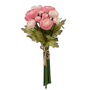 Růžová kytička Kamélie 11ks - 16*14*26cm 93121 obraz