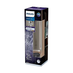 Philips LED Stmívatelná žárovka SMOKY VINTAGE Philips T65 E27/6, 5W/230V 4000K obraz