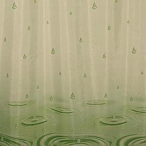 Sprchový zavěs 180/200 05942 kapka zelený obraz