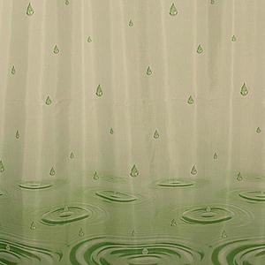 Sprchový zavěs 120/200 05942 kapka zelený obraz