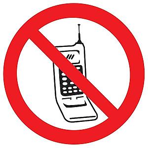 Zákaz používání mobilních telefonů obraz