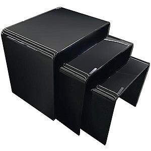 Konferenční stolek Trio F-NT003 Black 3X obraz